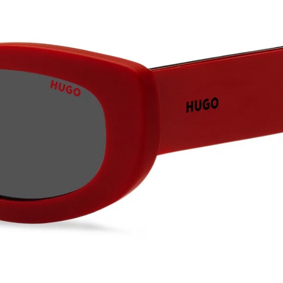Hugo Boss Red 90s Vibe Branded Temples Sunglasses - Picture 8 of 10